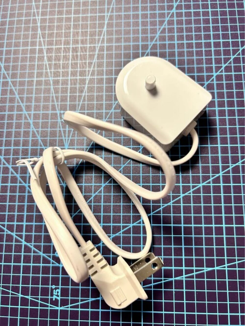 Linkidea Electric Toothbrush Replacement Charger with Right Angle Flat Plug
